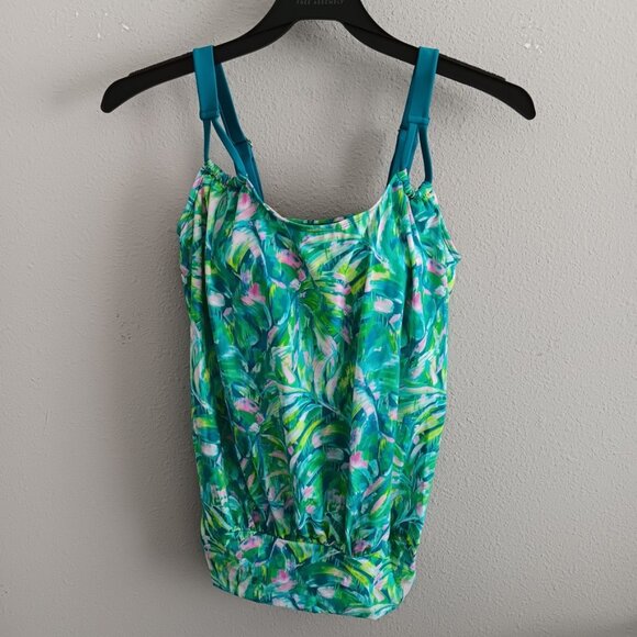 Kim Gravel Swimsuit For All Blouson Tankini with Skirted Bottom , Sz a702016 - Picture 3 of 6